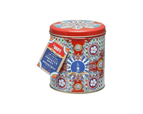 bialetti dolce gabbana coffee tin|Bialetti dolce and gabbana tin canister.